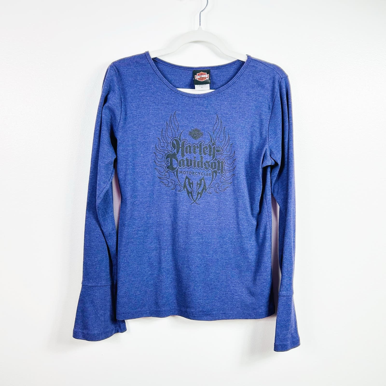 Harley Davidson Purple Heathered Long Sleeved TShirt Lexington Ky